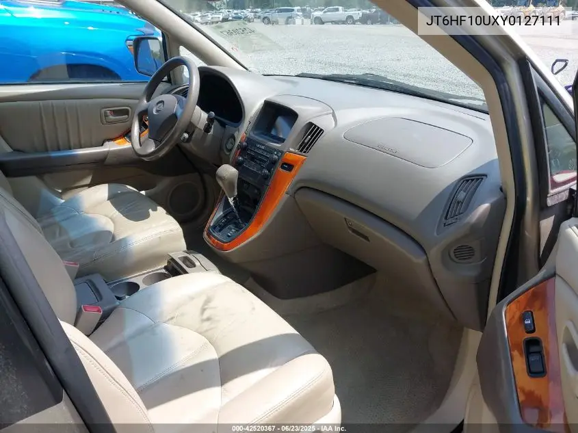 2000 Lexus Rx 300 VIN: JT6HF10UXY0127111 Lot: 42520367