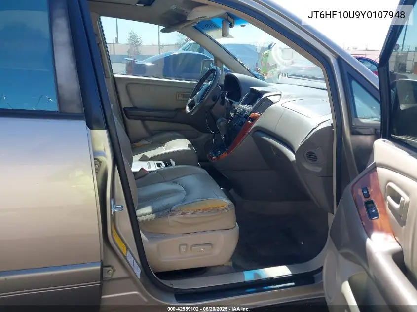 2000 Lexus Rx 300 VIN: JT6HF10U9Y0107948 Lot: 42559102