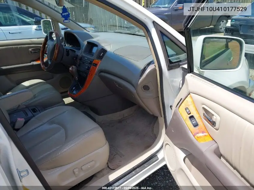 2001 Lexus Rx 300 VIN: JTJHF10U410177529 Lot: 42172677