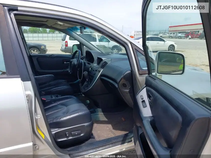 2001 Lexus Rx 300 VIN: JTJGF10U010112608 Lot: 42214972