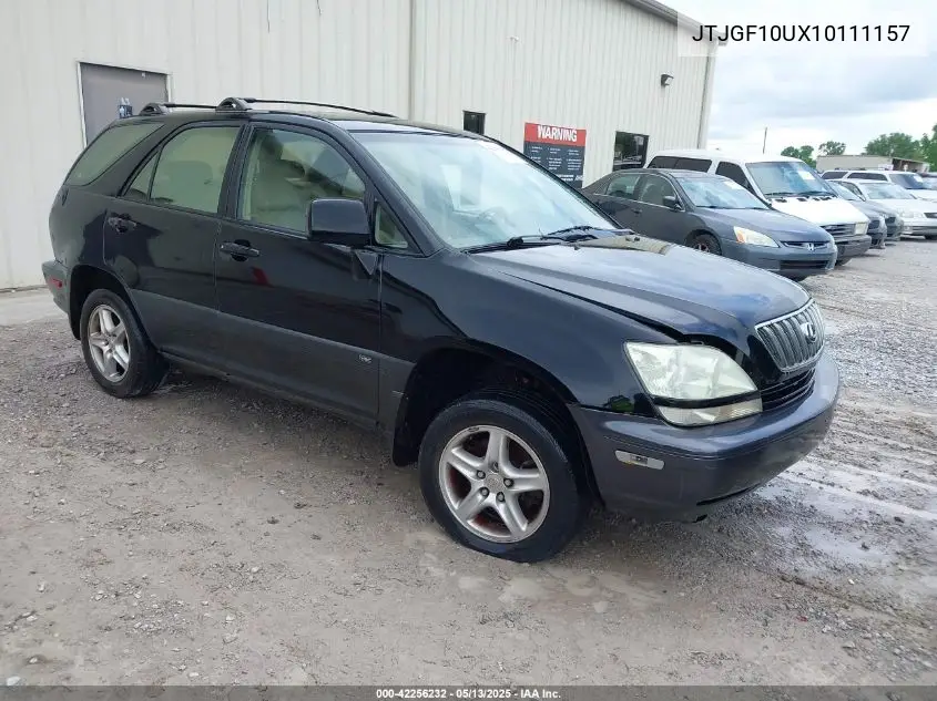 2001 Lexus Rx 300 VIN: JTJGF10UX10111157 Lot: 42256232