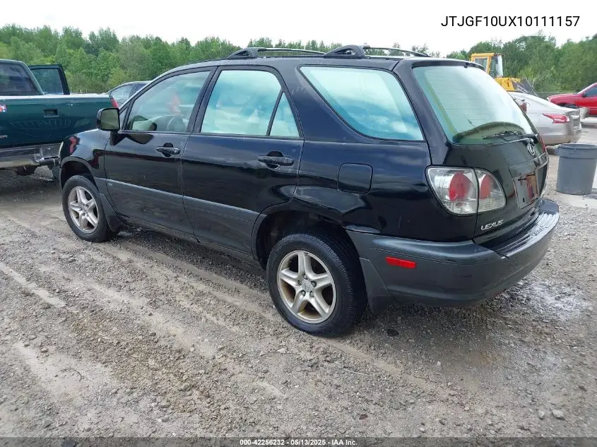 2001 Lexus Rx 300 VIN: JTJGF10UX10111157 Lot: 42256232
