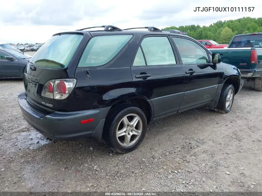 2001 Lexus Rx 300 VIN: JTJGF10UX10111157 Lot: 42256232