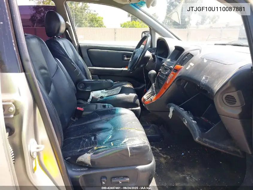 2001 Lexus Rx 300 VIN: JTJGF10U110087881 Lot: 42487461