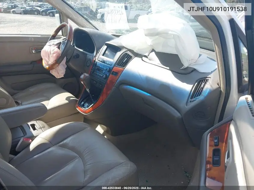 2001 Lexus Rx 300 VIN: JTJHF10U910191538 Lot: 42533840