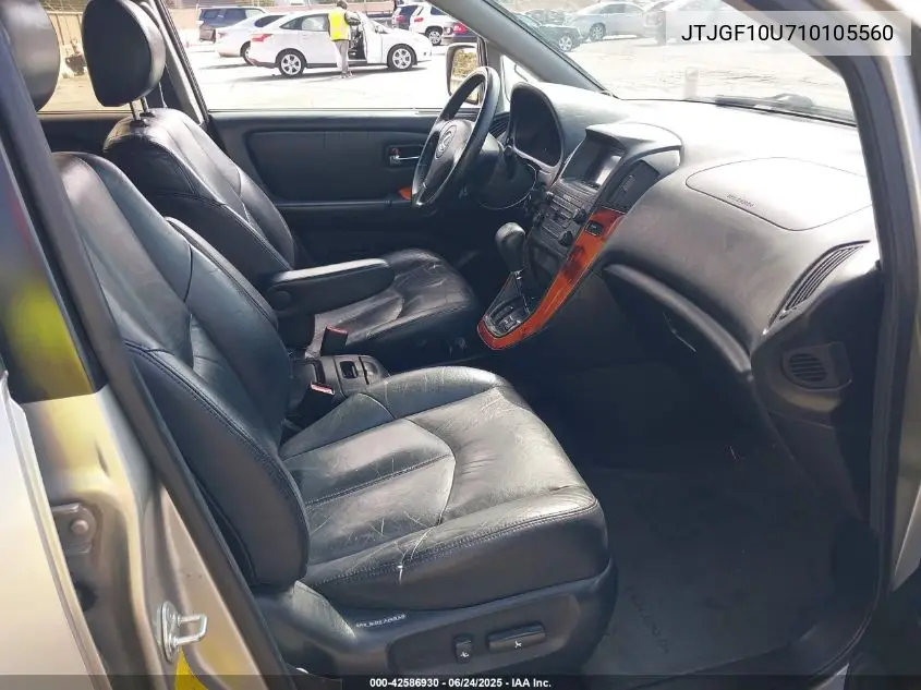 2001 Lexus Rx 300 VIN: JTJGF10U710105560 Lot: 42586930