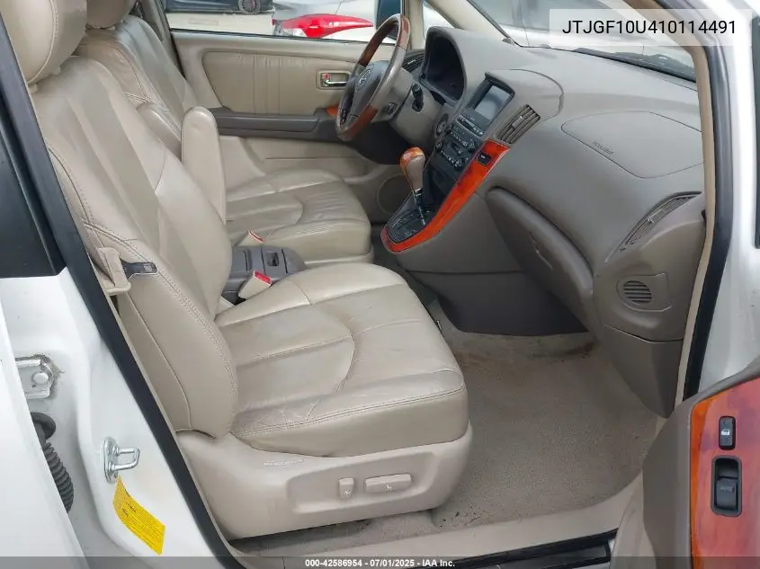 2001 Lexus Rx 300 VIN: JTJGF10U410114491 Lot: 42586954