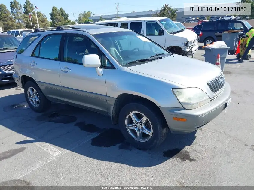 2001 Lexus Rx 300 VIN: JTJHF10UX10171850 Lot: 42621083