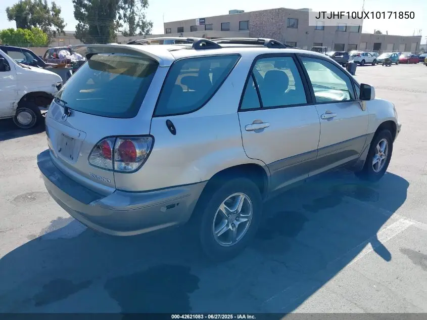 2001 Lexus Rx 300 VIN: JTJHF10UX10171850 Lot: 42621083