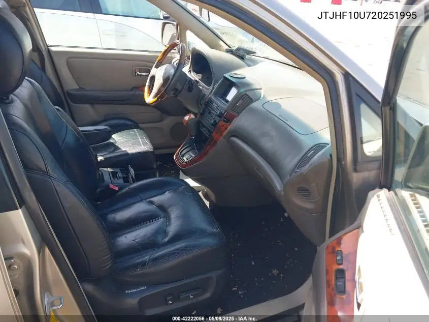 2002 Lexus Rx 300 VIN: JTJHF10U720251995 Lot: 42222056