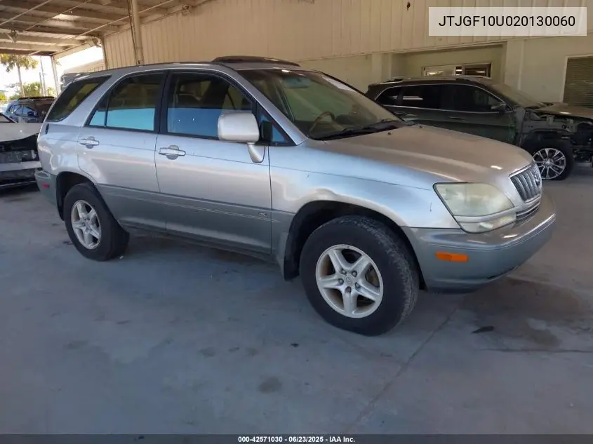 2002 Lexus Rx 300 VIN: JTJGF10U020130060 Lot: 42571030