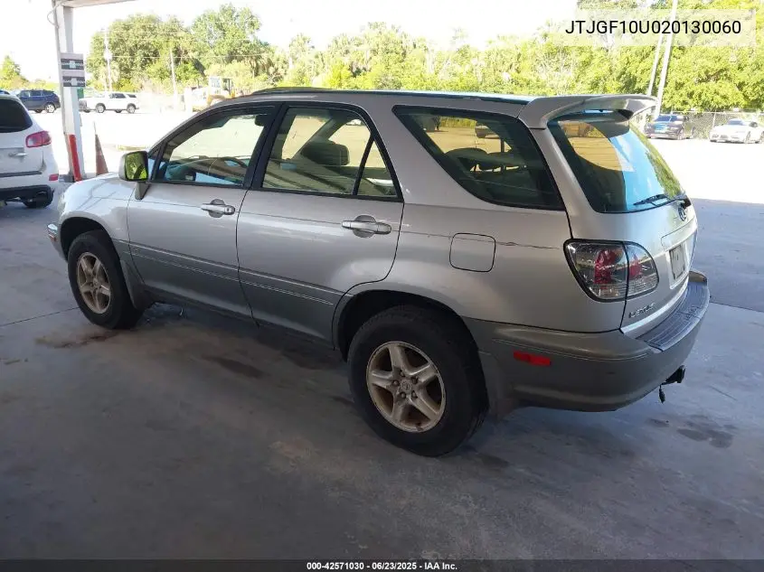 2002 Lexus Rx 300 VIN: JTJGF10U020130060 Lot: 42571030