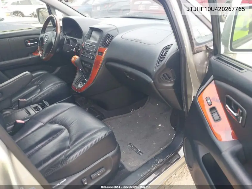 2002 Lexus Rx 300 VIN: JTJHF10U420267765 Lot: 42587614