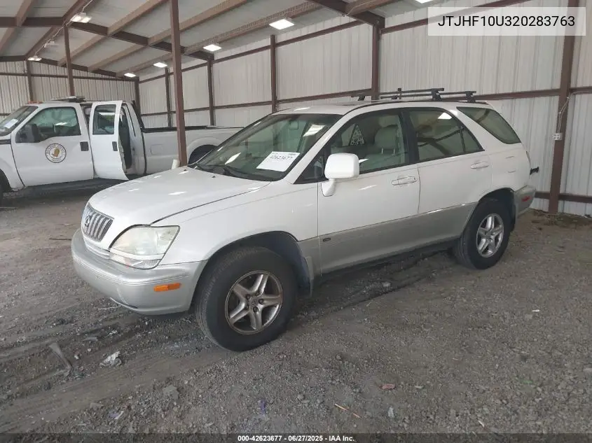2002 Lexus Rx 300 VIN: JTJHF10U320283763 Lot: 42623677