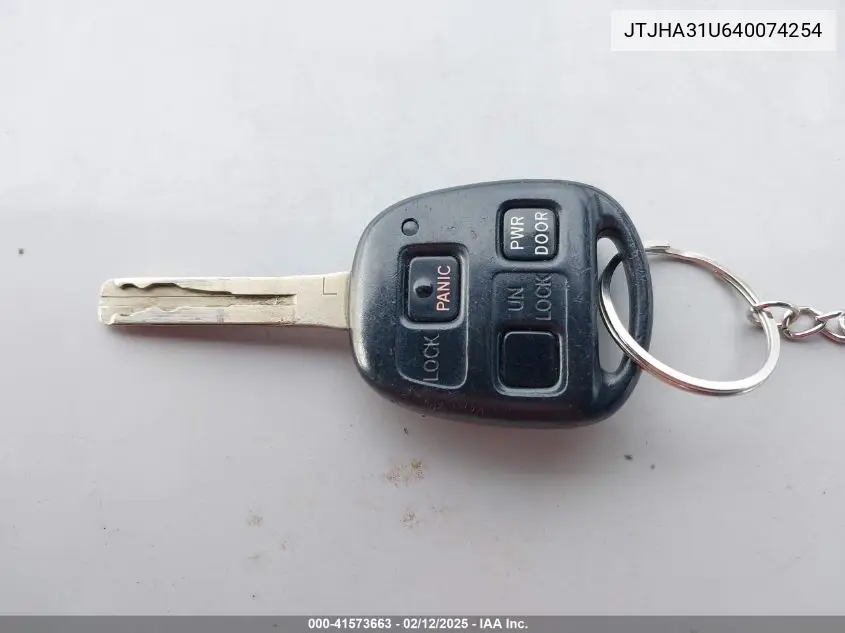 2004 Lexus Rx 330 VIN: JTJHA31U640074254 Lot: 41573663