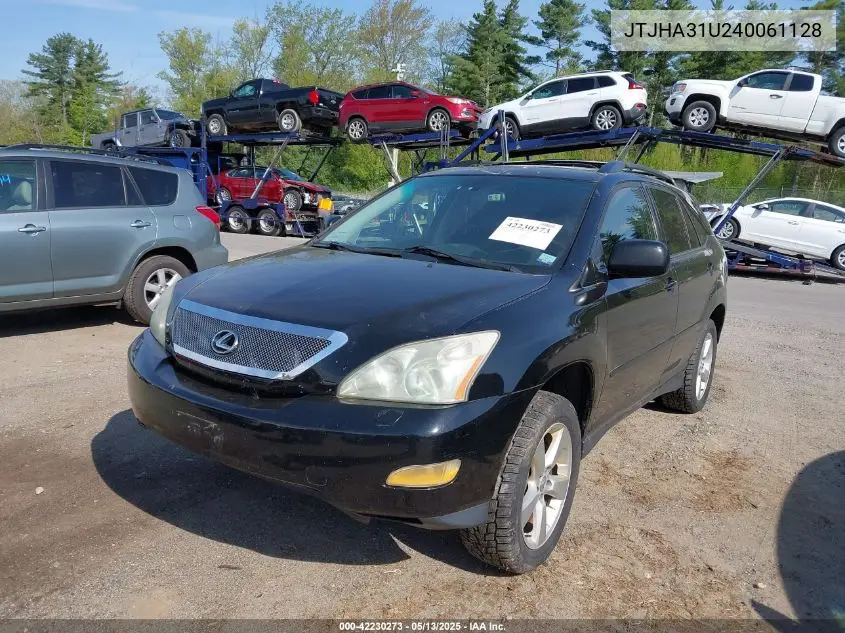 2004 Lexus Rx 330 VIN: JTJHA31U240061128 Lot: 42230273