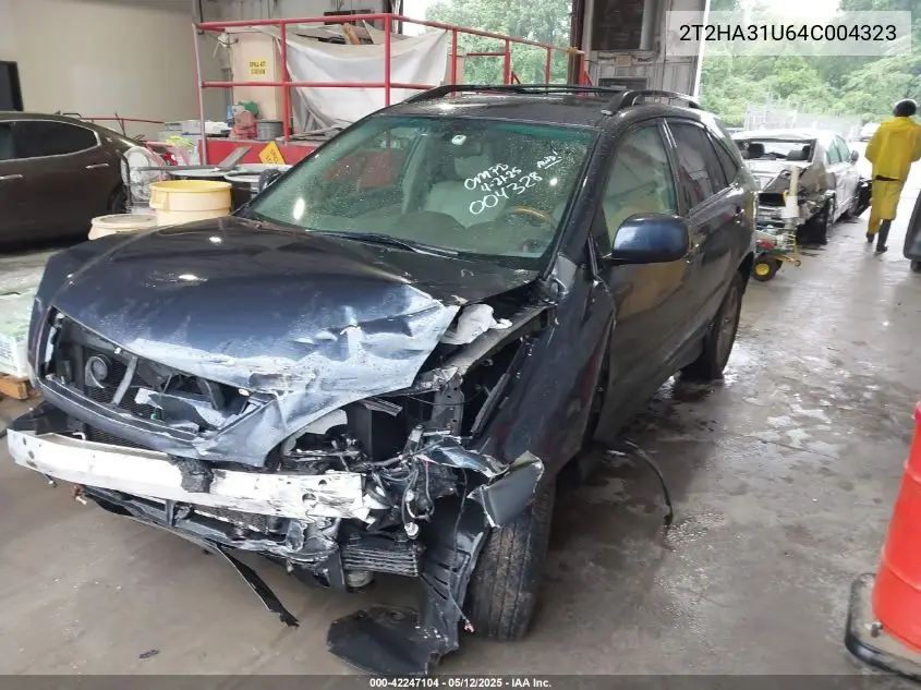 2004 Lexus Rx 330 VIN: 2T2HA31U64C004323 Lot: 42247104