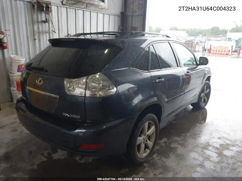 2004 Lexus Rx 330 VIN: 2T2HA31U64C004323 Lot: 42247104