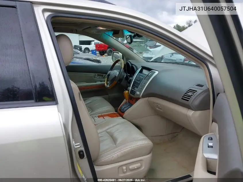 2004 Lexus Rx 330 VIN: JTJHA31U640057504 Lot: 42620461