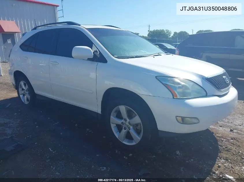 2005 Lexus Rx 330 VIN: JTJGA31U350048806 Lot: 42217174