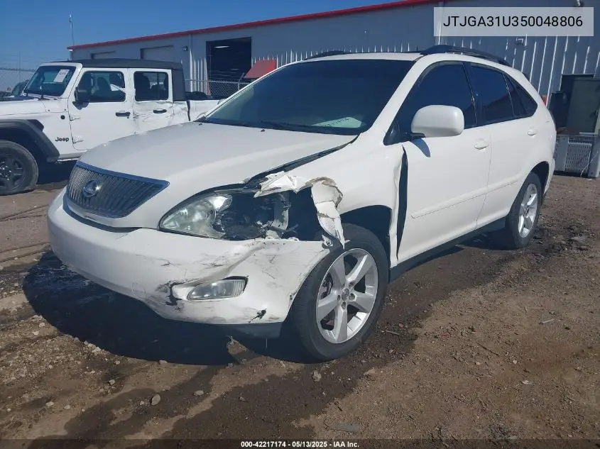 2005 Lexus Rx 330 VIN: JTJGA31U350048806 Lot: 42217174