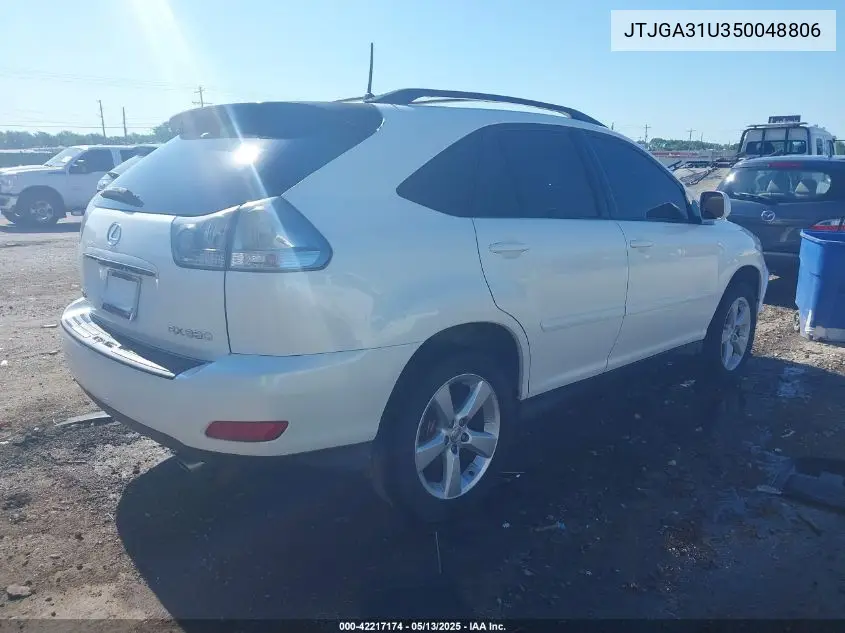 2005 Lexus Rx 330 VIN: JTJGA31U350048806 Lot: 42217174
