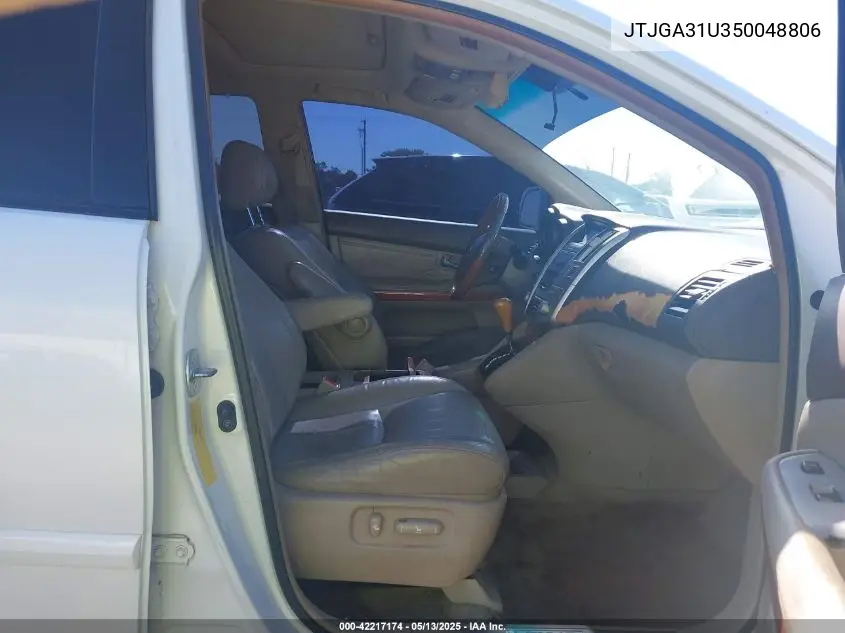 2005 Lexus Rx 330 VIN: JTJGA31U350048806 Lot: 42217174