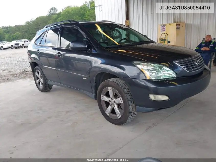 2005 Lexus Rx 330 VIN: JTJGA31U850054410 Lot: 42263285