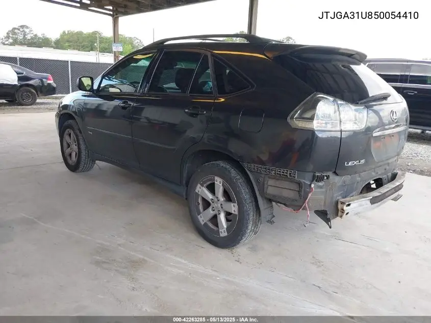 2005 Lexus Rx 330 VIN: JTJGA31U850054410 Lot: 42263285