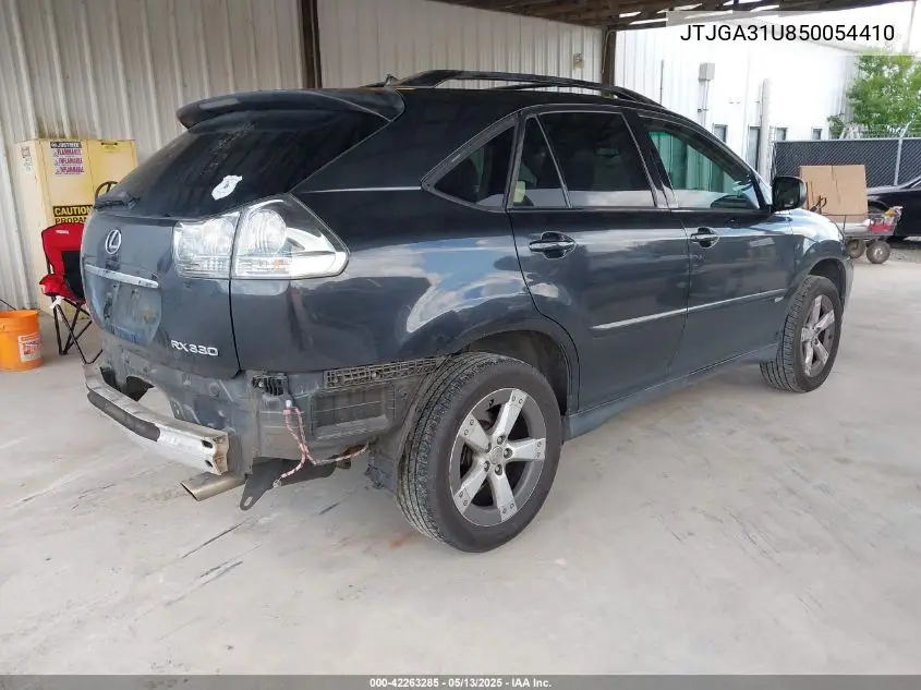 2005 Lexus Rx 330 VIN: JTJGA31U850054410 Lot: 42263285