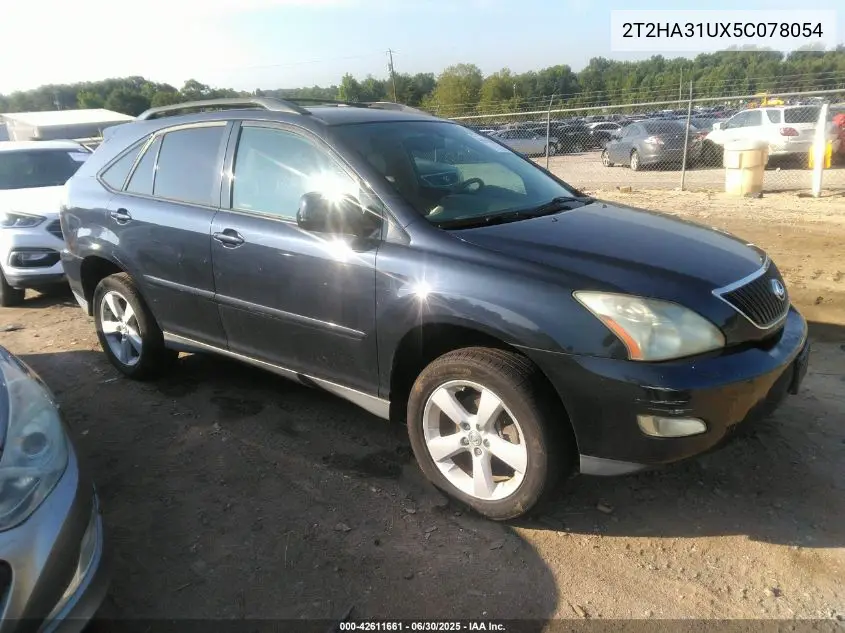 2005 Lexus Rx 330 VIN: 2T2HA31UX5C078054 Lot: 42611661