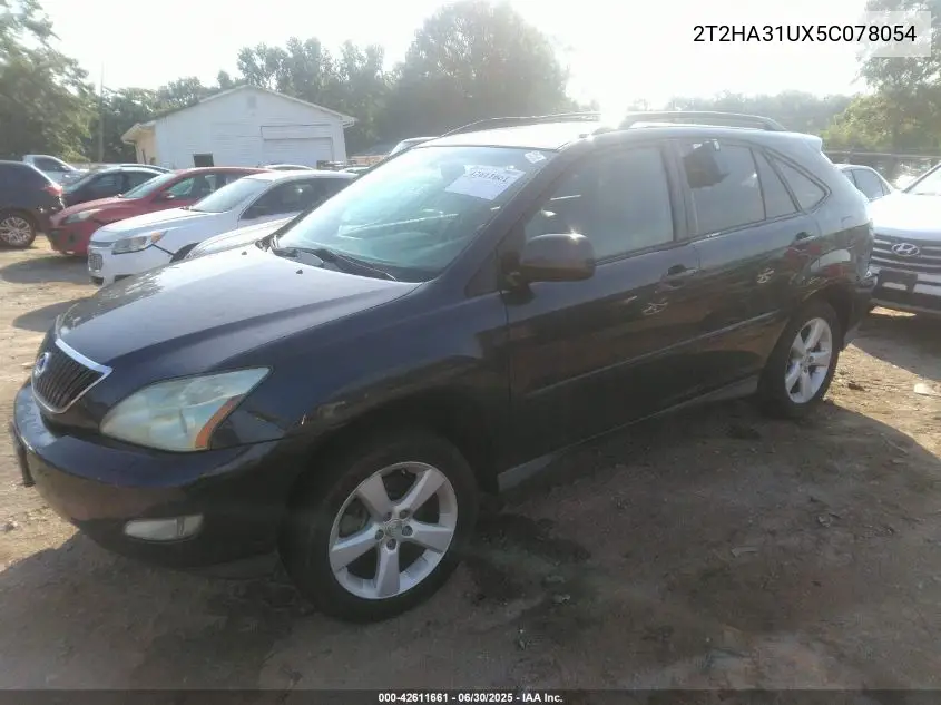 2005 Lexus Rx 330 VIN: 2T2HA31UX5C078054 Lot: 42611661