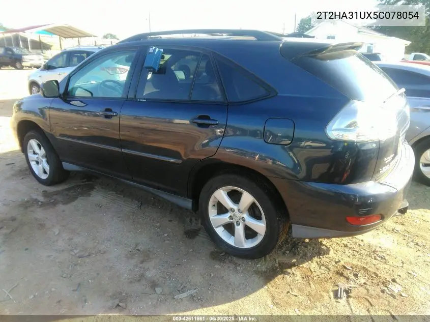 2005 Lexus Rx 330 VIN: 2T2HA31UX5C078054 Lot: 42611661