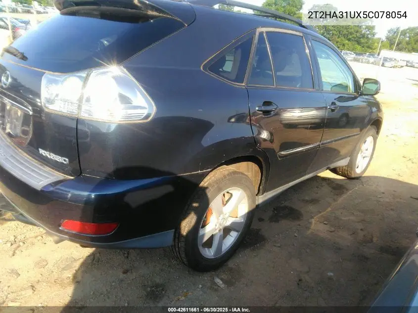 2005 Lexus Rx 330 VIN: 2T2HA31UX5C078054 Lot: 42611661