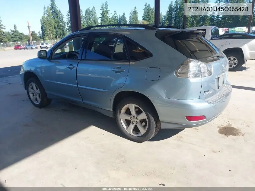 2005 Lexus Rx 330 VIN: 2T2HA31U45C065428 Lot: 42620598
