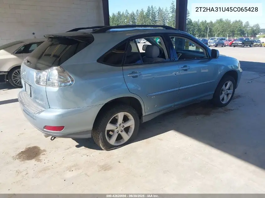 2005 Lexus Rx 330 VIN: 2T2HA31U45C065428 Lot: 42620598