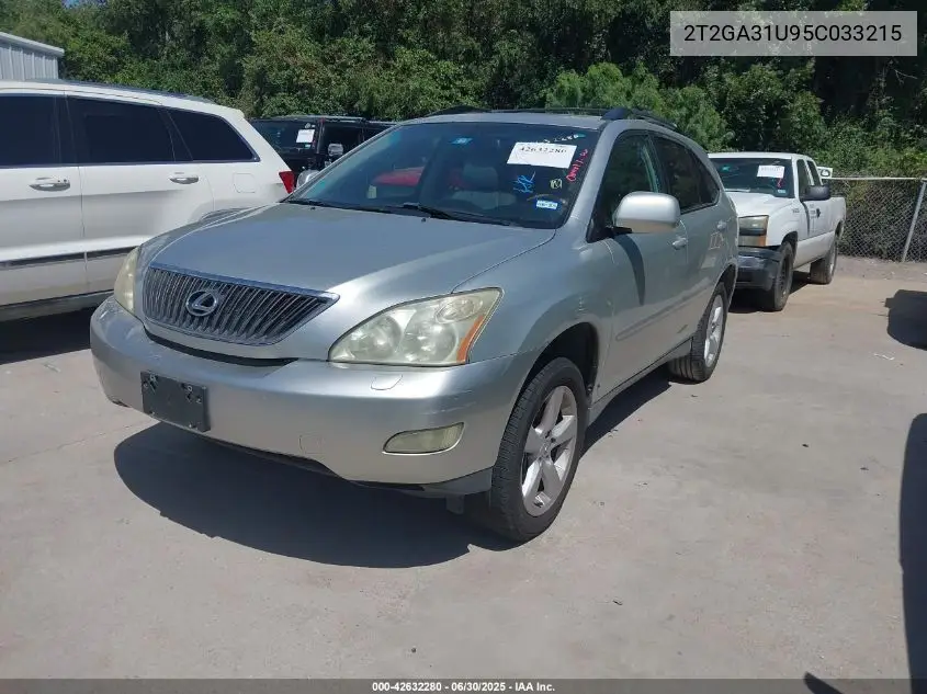 2005 Lexus Rx 330 VIN: 2T2GA31U95C033215 Lot: 42632280