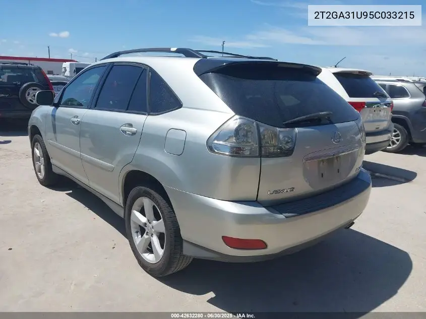 2005 Lexus Rx 330 VIN: 2T2GA31U95C033215 Lot: 42632280