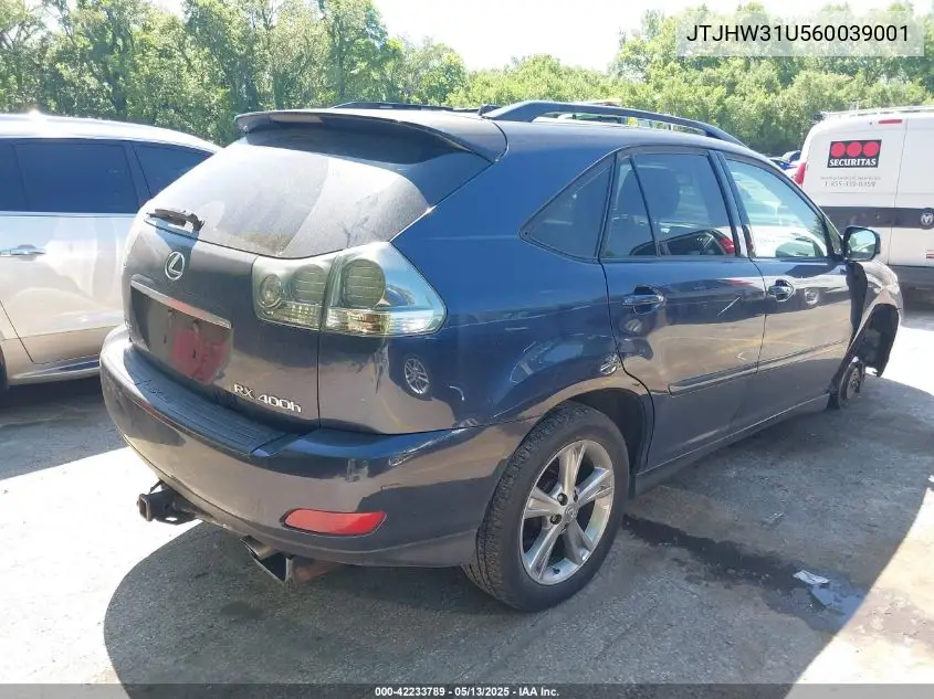 2006 Lexus Rx 400H VIN: JTJHW31U560039001 Lot: 42233789