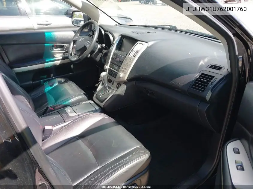 2006 Lexus Rx 400H VIN: JTJHW31U762001760 Lot: 42235447