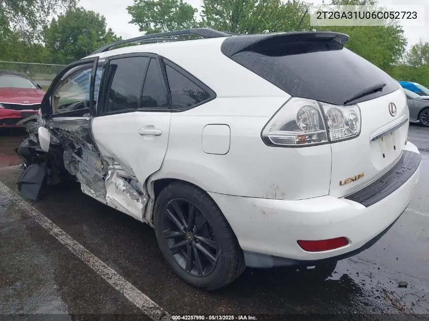 2006 Lexus Rx 330 VIN: 2T2GA31U06C052723 Lot: 42257990