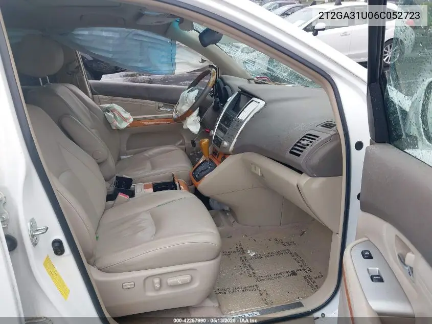 2006 Lexus Rx 330 VIN: 2T2GA31U06C052723 Lot: 42257990