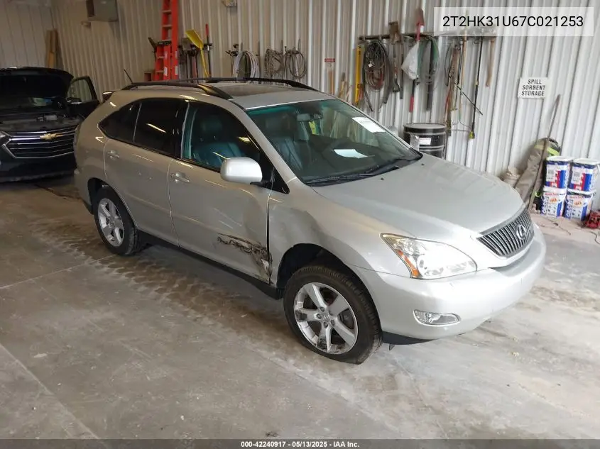 2007 Lexus Rx 350 VIN: 2T2HK31U67C021253 Lot: 42240917