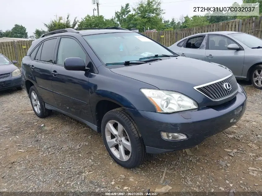 2007 Lexus Rx 350 VIN: 2T2HK31U07C032037 Lot: 42612967