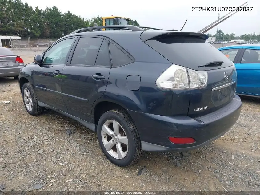 2007 Lexus Rx 350 VIN: 2T2HK31U07C032037 Lot: 42612967