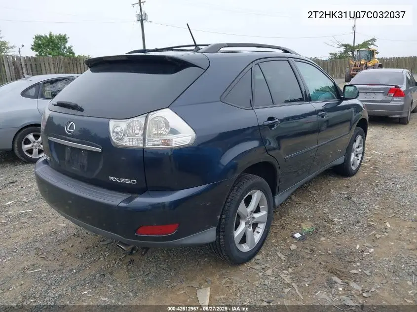 2007 Lexus Rx 350 VIN: 2T2HK31U07C032037 Lot: 42612967