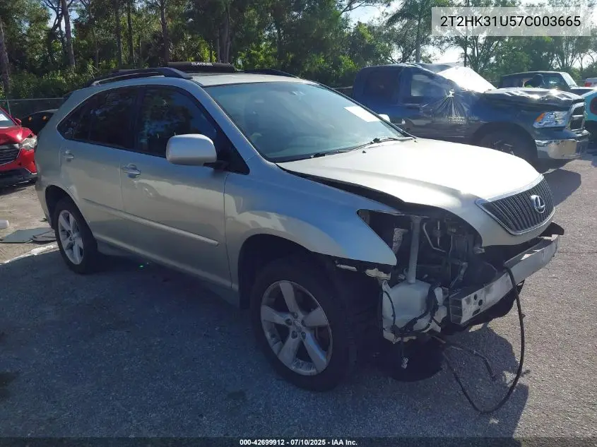 2007 Lexus Rx VIN: 2T2HK31U57C003665 Lot: 42699912