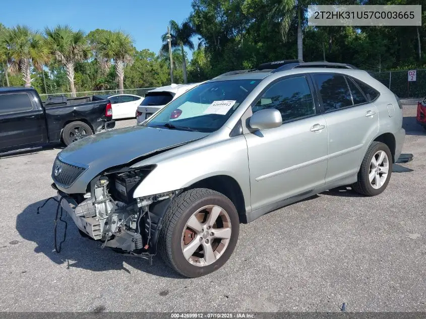 2007 Lexus Rx VIN: 2T2HK31U57C003665 Lot: 42699912