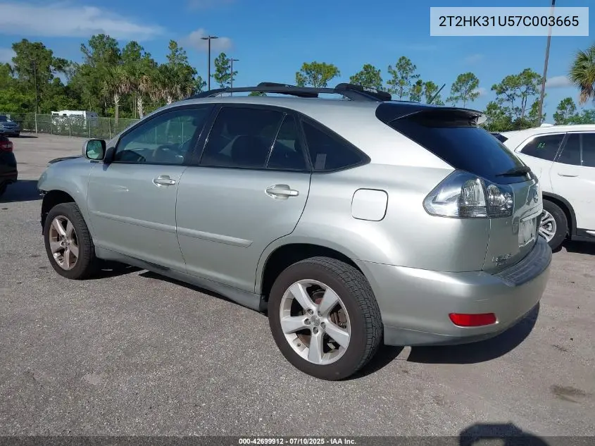 2007 Lexus Rx VIN: 2T2HK31U57C003665 Lot: 42699912