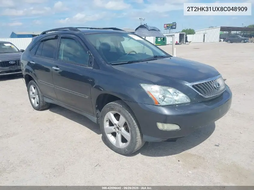 2008 Lexus Rx 350 VIN: 2T2HK31UX8C048909 Lot: 42596440